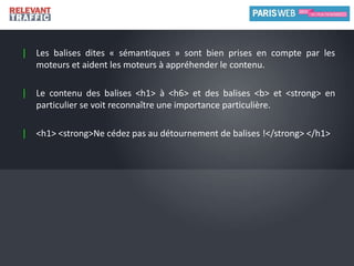 «  Utilisez des balises plutôt que des images pour transmettre l’information (3.1) »