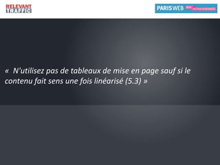 Le texte HTML est à privilégier autant que possible.