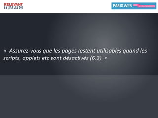 Utilisez des techniques accessibles de remplacement de textes (sIFR).