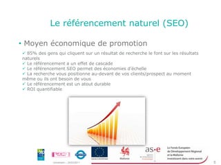 Analyse du trafic (Web Analytics)Services de plus en plus spécifiques et complexes