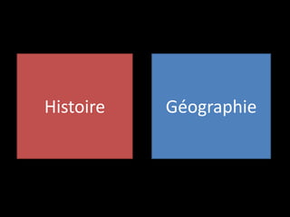 Histoire Géographie
 