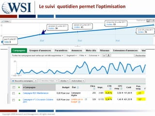 Le suivi quotidien permet l’optimisation
 