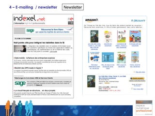4 – E-mailing  / newsletter Newsletter 