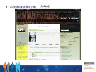1 – Création d’un site web Le blog 