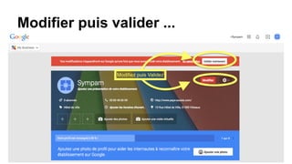 Modifier puis valider ...
 