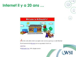 Internet ily a 20 ans…  