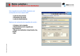SAP MM  Génération, impression, distribution dossiers Achat