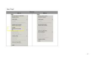 Menu "Projet"

                          Overview
                SIG 4.1              DM 4.1




                                              17
 