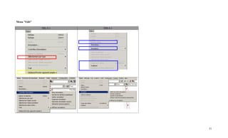 Menu "Edit"

              SIG 4.1   DM 4.1




                                 31
 