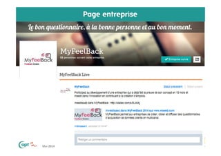Mai 2014
Page entreprise
5
 