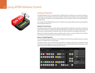 Blackmagic Design Atem 1 operation manual | PDF