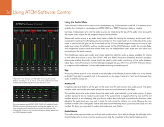 Blackmagic Design Atem 1 operation manual | PDF