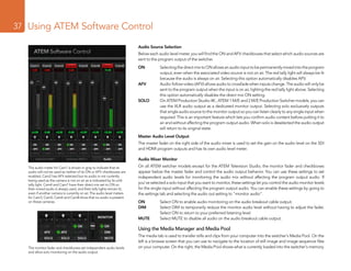 Blackmagic Design Atem 1 operation manual | PDF