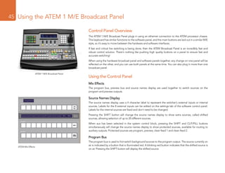 Blackmagic Design Atem 1 operation manual | PDF