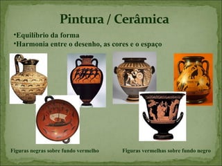 •Equilíbrio da forma
 •Harmonia entre o desenho, as cores e o espaço




Figuras negras sobre fundo vermelho   Figuras vermelhas sobre fundo negro
 