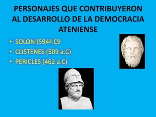 Atenas y la historia de la democracia | PPTX