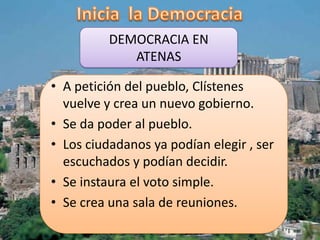 Atenas y la Historia de la Democracia | PPTX