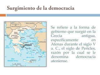 Atenas y la historia de la democracia | PPTX