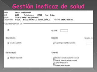 Gestión ineficaz de salud
 