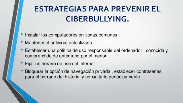 Resultado de imagen para como prevenir el ciberbullying