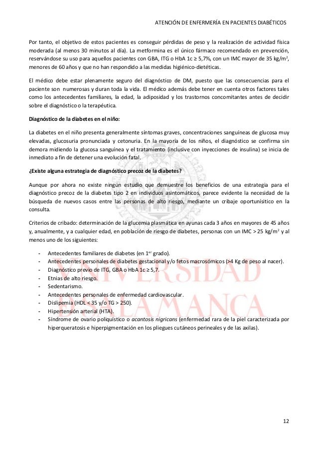 Atención de enfermería en pacientes diabéticos Atención de enfermería en pacientes diabéticos