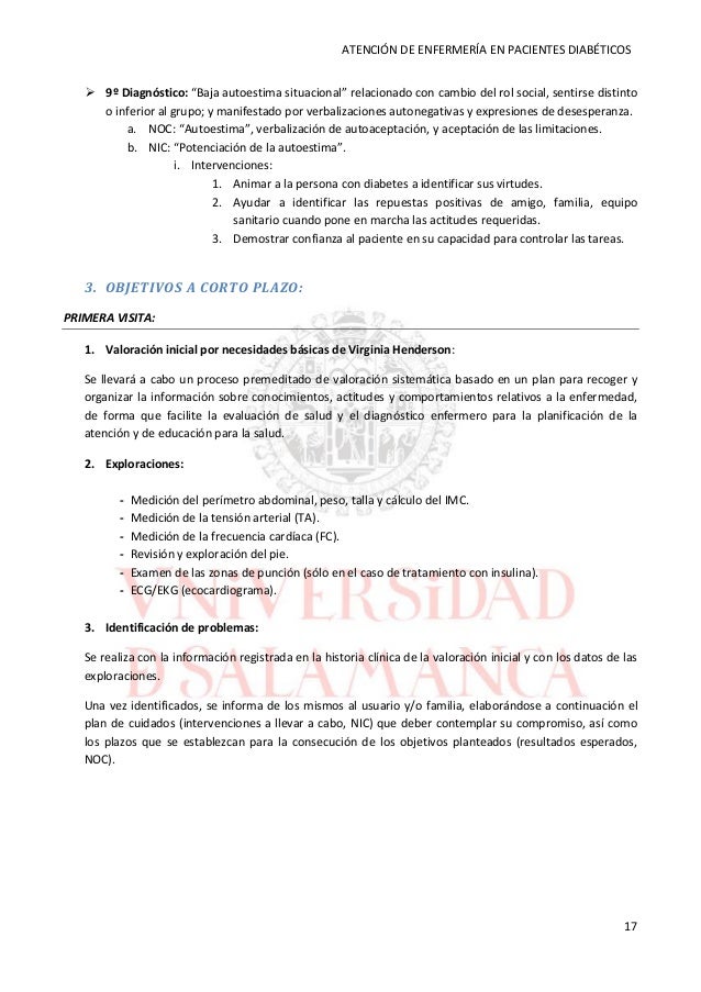 Atención de enfermería en pacientes diabéticos Atención de enfermería en pacientes diabéticos