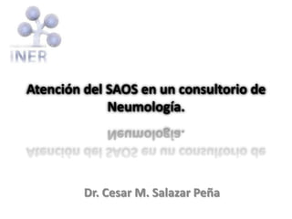 Atención del SAOS en un consultorio de
             Neumología.




         Dr. Cesar M. Salazar Peña
 