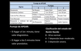 Atención inmediata del recien nacido | PPTX