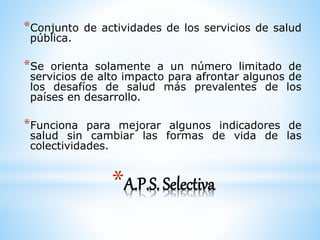 Atención Primaria de Salud Renovada | PPTX