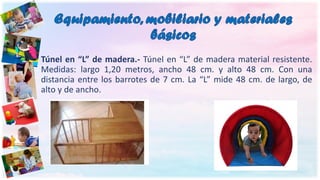 Túnel en “L” de madera.- Túnel en “L” de madera material resistente.
Medidas: largo 1,20 metros, ancho 48 cm. y alto 48 cm...