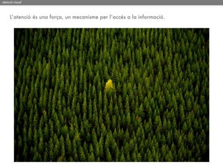 atenció visual




     L’atenció és una força, un mecanisme per l’accés a la informació.
 