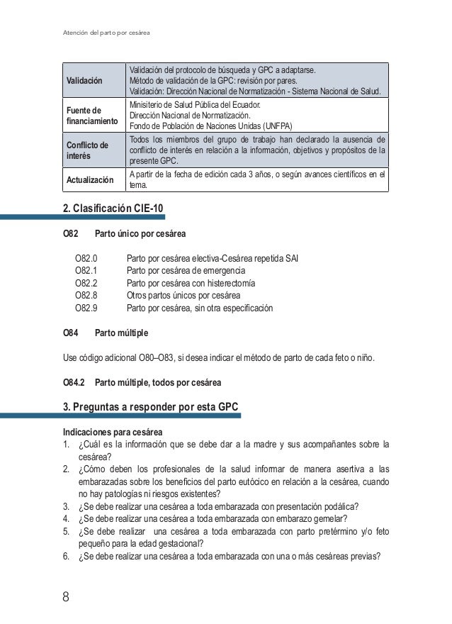 post histerectomia abdominal cie 10