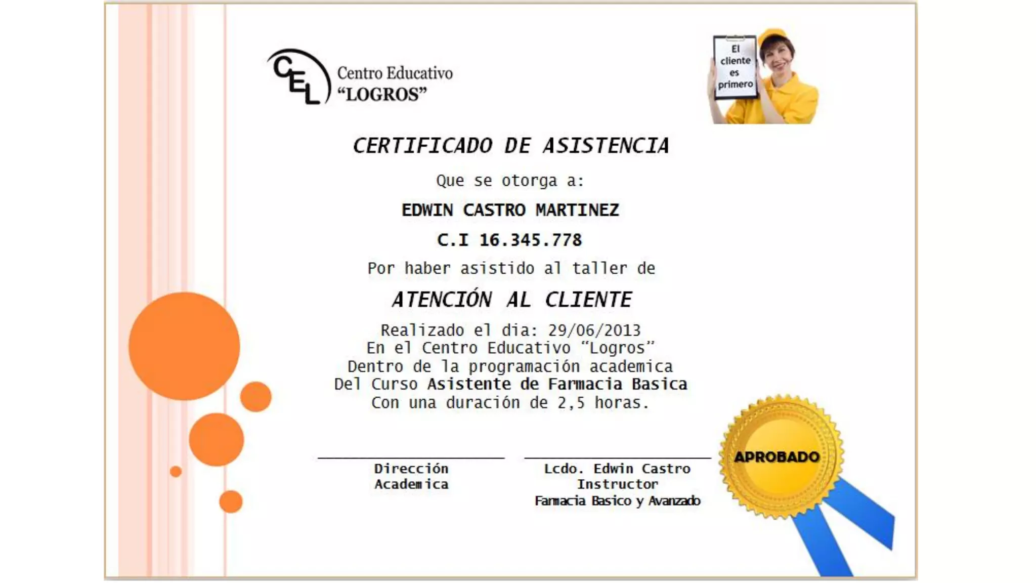 Atención al Cliente