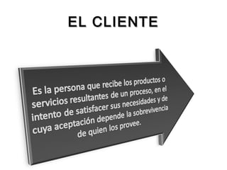 EL CLIENTEEL CLIENTE
 