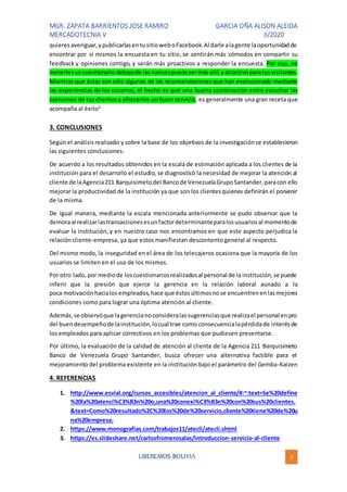 Atencion al cliente | DOCX | Sales | Business