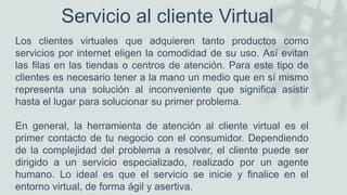 Atencion al cliente | PPTX