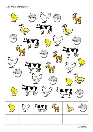 CEE A BARCIA
CONTAMOS ANIMALIÑOS?
 