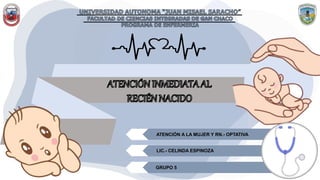 ATENCIÓN A LA MUJER Y RN.- OPTATIVA
LIC.- CELINDA ESPINOZA
GRUPO 5
 