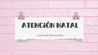 atención natal
Lamis Judith Estevané Díaz
 