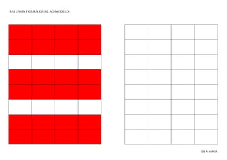 CEE A BARCIA
FAI UNHA FIGURA IGUAL AO MODELO.
 