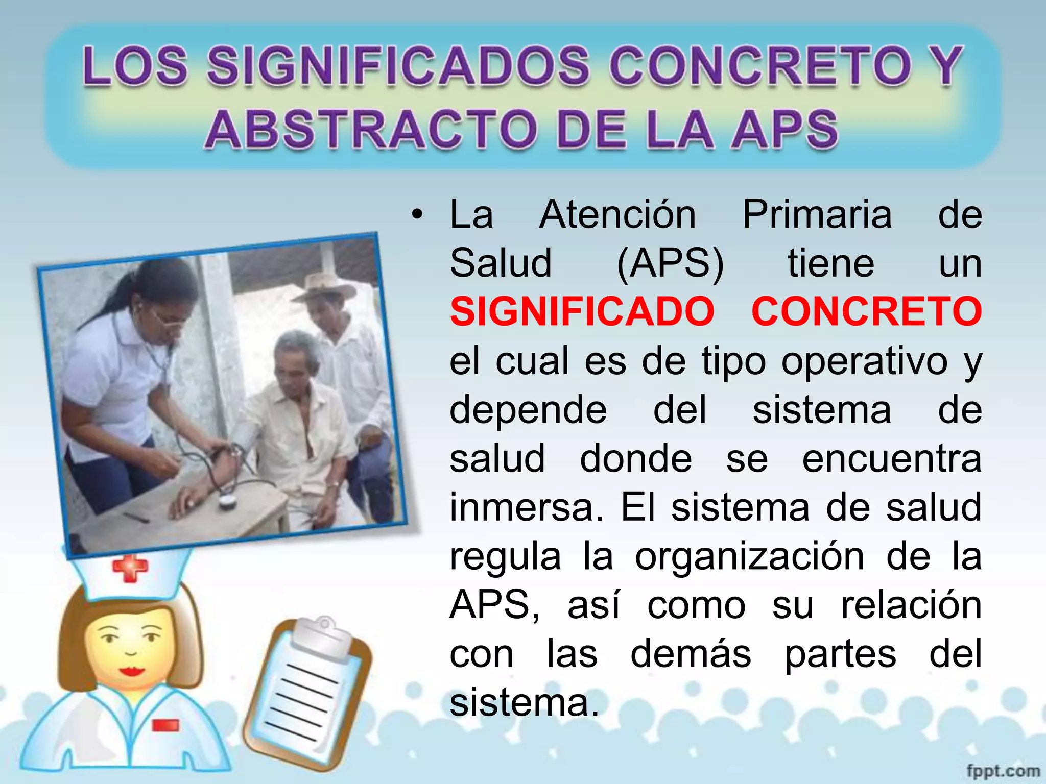 Atencion primaria de la salud | PPTX