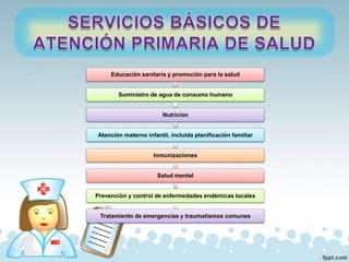 Atencion primaria de la salud | PPTX