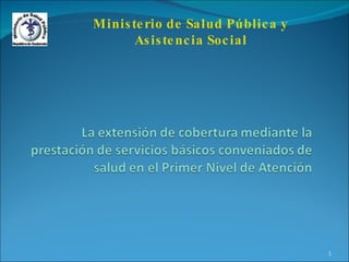Ministerio de Salud Pública y Asistencia Social 