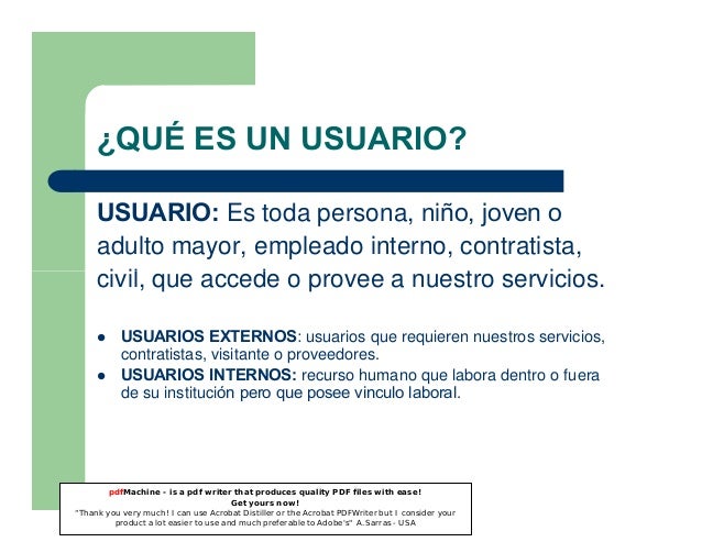 Es Un Usuario