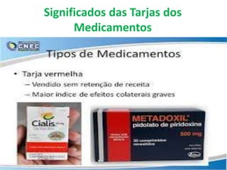 Significados das Tarjas dos
Medicamentos
 