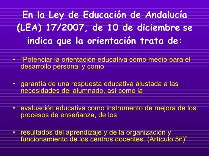 Atencion a las necesidades educativas especiales