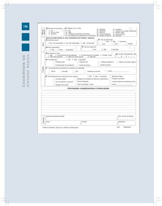 ATENÇÃO BÁSICA

CADERNOS DE
186

 