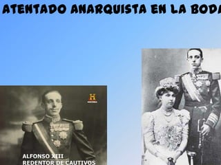 Atentado anarquista en la boda de Alfonso XIII. 