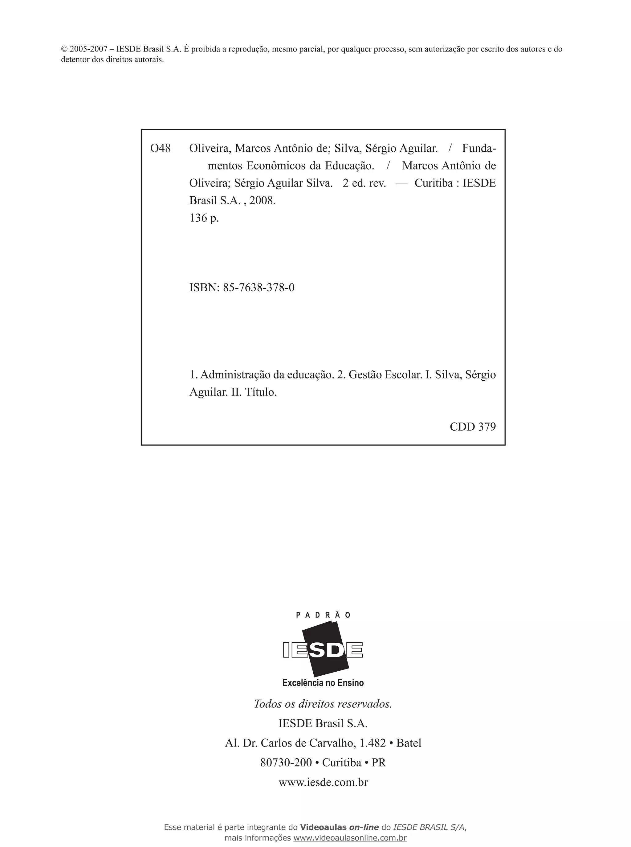 A teoria do capital humano | PDF