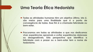 A teoria ética utilitarista de Stuart Mill | PPTX